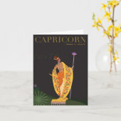 Carte Note de Capricorne (Fleur jaune)