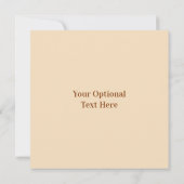 Carte Note de clic musicale de texte personnalisé (Dos)