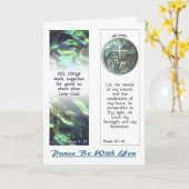 Carte Note de Cross and Abalone Scriptures Bookmarks (Fleur jaune)