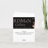 Carte Note de plage (Dos)