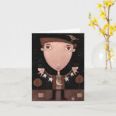 Carte Note de plage (Fleur jaune)