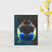 Carte Note de Poissons (Fleur jaune)