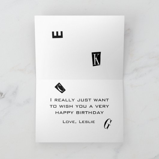 Carte Note de rançon (Intérieur)