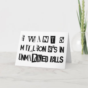 Carte Note de rançon