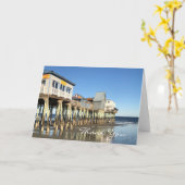 Carte Note de remerciement pour la plage (Fleur jaune)