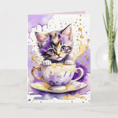 Carte Note de thé de lavande (Devant)