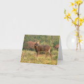 Carte Note de transfert d'automne (Fleur jaune)