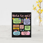 Carte Note Du Conseiller Au Psycho De L'École D'Autosant (Fleur jaune)