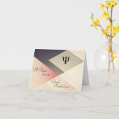 Carte Note du psychologue de l'école (cartes de notes) (Fleur jaune)