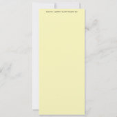 Carte Note fille d'automne (Dos)