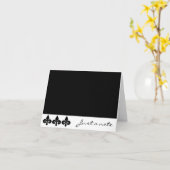 Carte Note Fleur De Lis (Fleur jaune)