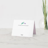 Carte Note : Fleurs de Cerisier (Dos)