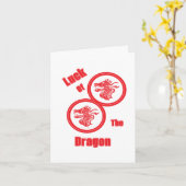 Carte Note : La Chance Du Dragon (Fleur jaune)