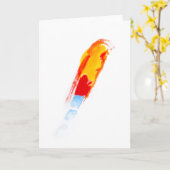 Carte Note : "Life Burst" (Fleur jaune)