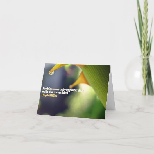 Carte Note Motivative Opportunités (Devant)