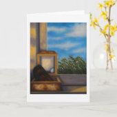 Carte Note : "Passage" (Fleur jaune)