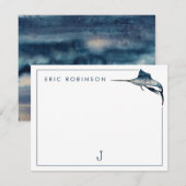 Carte Note Personnalisée Pour Les Hommes Amateurs (Devant / Derrière)