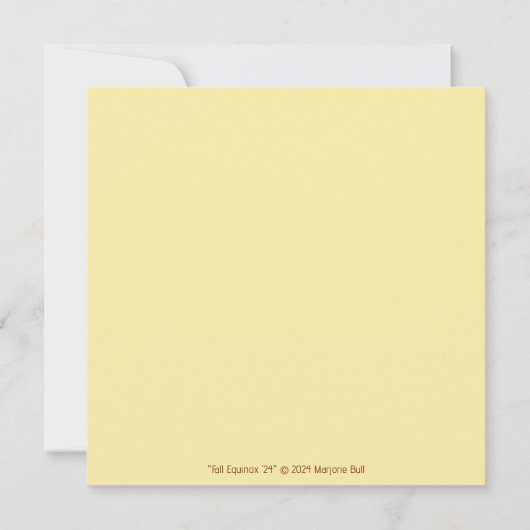 Carte Note Plat de l'équinoxe d'automne '24 (Dos)