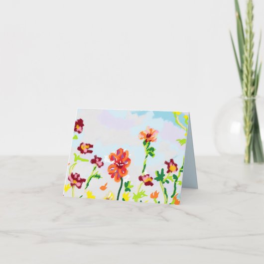 Carte Note : Ressorts Dans L'Air. (Devant)