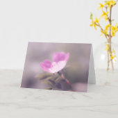 Carte Note Rosa rose souple (Fleur jaune)