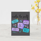 Carte Note To Self You Suicide Prevention Awareness  (Fleur jaune)