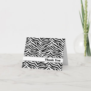 Carte Note Zebra
