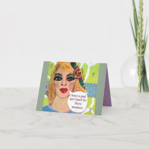 CARTE NOTECARD-I ONT A AU DELÀ