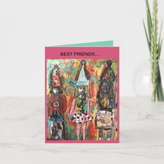 CARTE NOTECARD- MEILLEURS AMIS… (Devant)