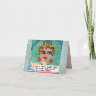 CARTE NOTECARD-NO, JE NE SAIS PAS TOUT