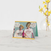 CARTE NOTECARD-SWEET ET IMPERTINENT ET JAMAIS CHIC (Fleur jaune)