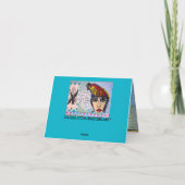 CARTE NOTECARD-SWEET ET IMPERTINENT ET JAMAIS CHIC (Dos)