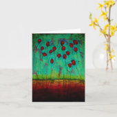 Carte Notecard with the artwork of Marabeth Quin (Fleur jaune)