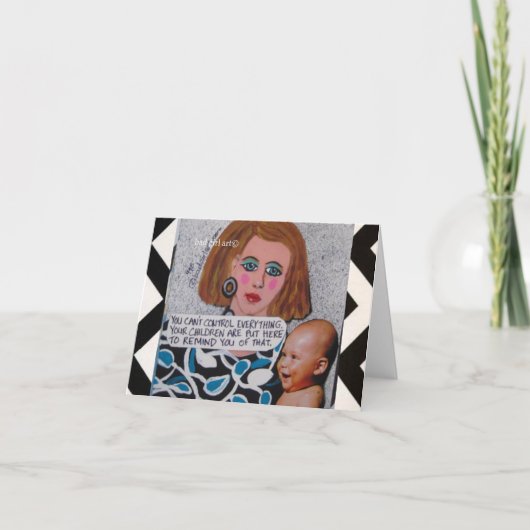 CARTE NOTECARD-YOU NE PEUT PAS COMMANDER TOUT (Devant)