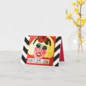 CARTE NOTECARD-YOUNG AU COEUR (Fleur jaune)