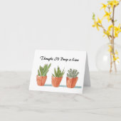 Carte Notecards: Thought I'd Drop a Line (Fleur jaune)