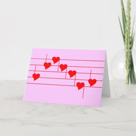 Carte Notes d'amour (Devant)