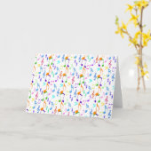 Carte Notes de musique Just A Note (Fleur jaune)