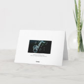 Carte Notes de saxophone et de musique (Dos)