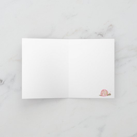 Carte Notes de snail mail (Intérieur)