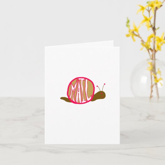 Carte Notes de snail mail (Fleur jaune)