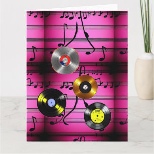 Carte Notes et enregistrements musicaux