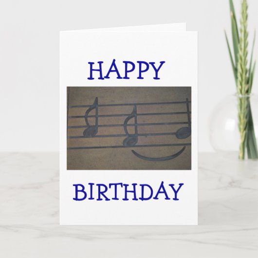 Carte notes musicales (Devant)