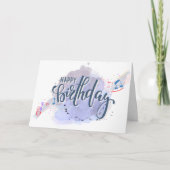 Carte Notes musicales Abstraites Joyeux anniversaire (Devant)