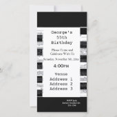 Carte Notes musicales Anniversaire (Devant)