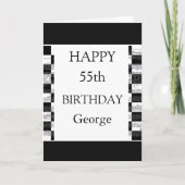 Carte Notes musicales Anniversaire (Devant)