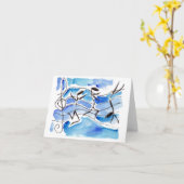 Carte Notes musicales Come to Life La musique ajoute de  (Fleur jaune)