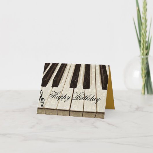 Carte Notes musicales et touches_ (Devant)