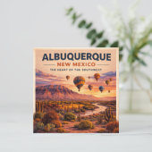 Carte Notes sur les ballons d'Albuquerque du Sud-Ouest (Debout devant)