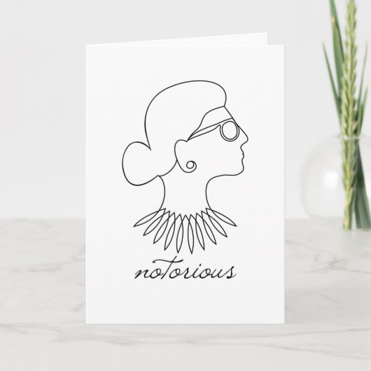 Carte Notorious RBG Ruth Bader Ginsburg (Devant)