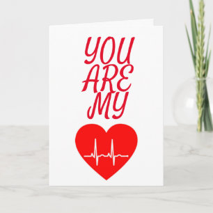 CARTE NOTRE ***1ER ANNIVERSAIRE*** U R MY HEARTBEAT